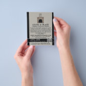 Fireplace Design, Chimney Sweservice Flyer (Hand)