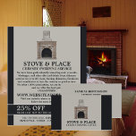 Fireplace Design, Chimney Sweservice Flyer<br><div class="desc">Fireplace Design,  Chimney Sweeping Service Adverteren Flyer door de Visitekaartje Store.</div>