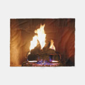 Fireplace Fleece Deken (Voorkant (Horizontaal))