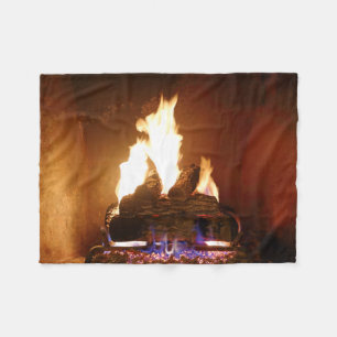 Fireplace Fleece Deken