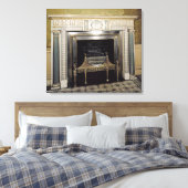 Fireplace from Syon House, Middlesex, c.1760 Canvas Afdruk (Insitu (Slaapkamer))