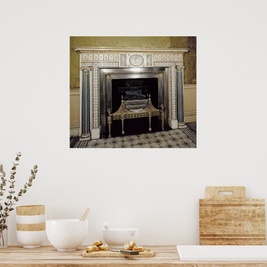 Fireplace from Syon House, Middlesex, c.1760 Poster (Keuken)