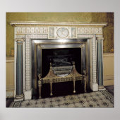 Fireplace from Syon House, Middlesex, c.1760 Poster (Voorkant)