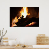 Fireplace II Poster (Keuken)