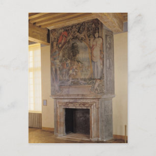 Fireplace in the Chambre du Roi Briefkaart