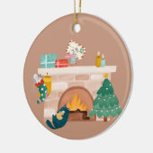 Fireplace Keramisch Ornament (Links)
