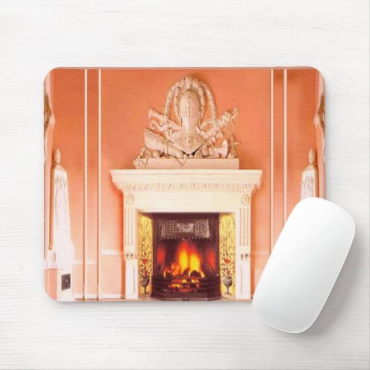 Fireplace Mousepad Muismat (Met muis)