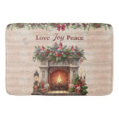 Fireplace, Music Notes, and Paris Postmark Badmat (Voorkant)