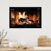 Fireplace Poster (Keuken)