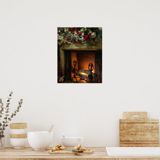 Fireplace Poster (Keuken)