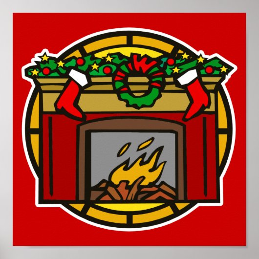 Fireplace Poster (Voorkant)