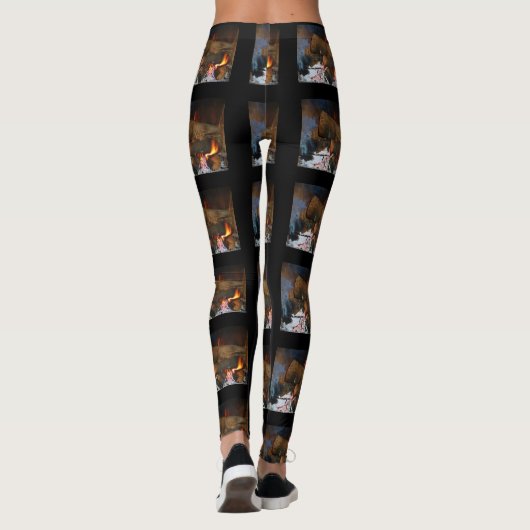 FIREPLACE, TIJD OM TE RELAX LEGGINGS (Achterkant)