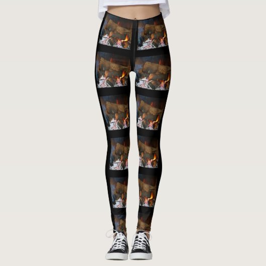 FIREPLACE, TIJD OM TE RELAX LEGGINGS (Voorkant)