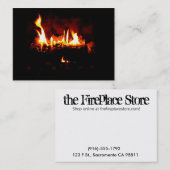 Fireplace Visitekaartje (Voorkant / Achterkant)