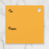 Fireplace Warm Winter Scene Photography Bedankjes Labels (Achterkant)