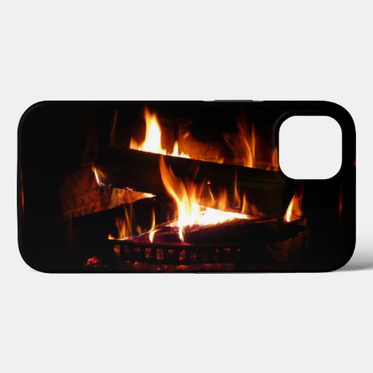 Fireplace Warm Winter Scene Photography Case-Mate iPhone Case (Achterkant (horizontaal))