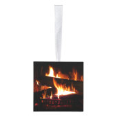 Fireplace Warm Winter Scene Photography Decoratie (Rechts)