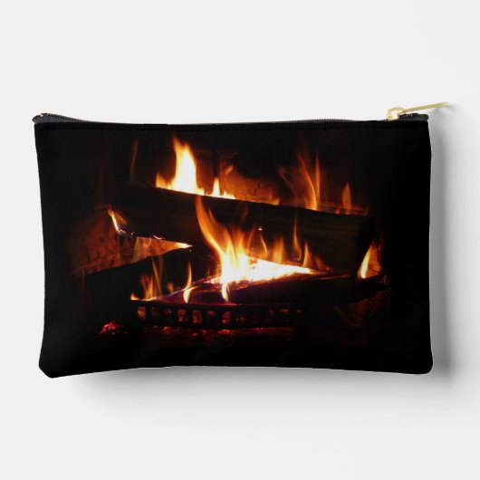 Fireplace Warm Winter Scene Photography Etui (Achterkant)
