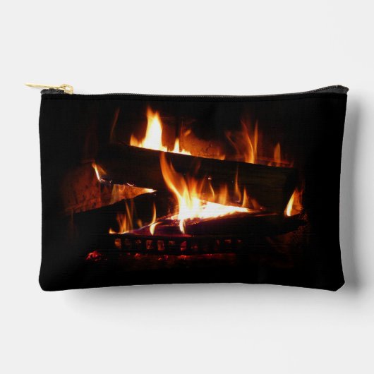 Fireplace Warm Winter Scene Photography Etui (Voorkant)