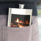 Fireplace Warm Winter Scene Photography Flacon (Voorbeeld)