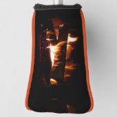 Fireplace Warm Winter Scene Photography Golfheadcover (Draai 90)