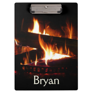 Fireplace Warm Winter Scene Photography Klembord