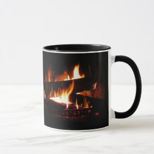 Fireplace Warm Winter Scene Photography Mok