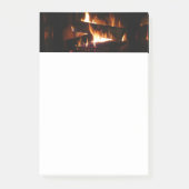 Fireplace Warm Winter Scene Photography Post-it® Notes (Voorkant)