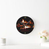Fireplace Warm Winter Scene Photography Ronde Klok (Huis)