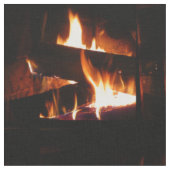 Fireplace Warm Winter Scene Photography Stof (Close Up)