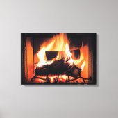 Fireplace Wrapped Canvas (Voorkant)