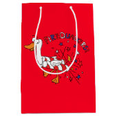 Firequackers 4 juli Duck Gift Bag Medium Cadeauzakje (Voorkant)