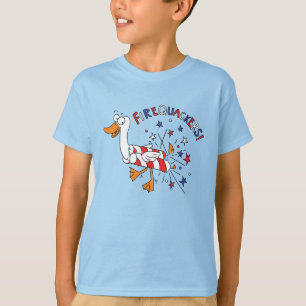 Firequackers 4 juli Duck Kind's Boy's T-Shirt