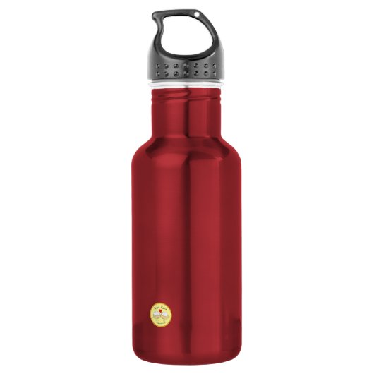 Firequackers 4 juli Duck Water Bottle Waterfles (Achterkant)