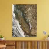 Fires in Californië Canvas Afdruk (Insitu (Woonkamer))
