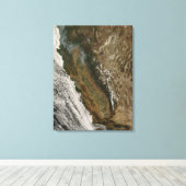 Fires in Californië Canvas Afdruk (Insitu (Houten vloer))