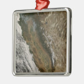 Fires in Californië Metalen Ornament (Links)