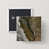 Fires in Californië Vierkante Button 5,1 Cm (Voorkant /achterkant)