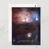 Fires of the Flame Nebula - NGC 2024 in Orion Briefkaart (Voorkant / Achterkant)