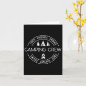 Fires Vrienden Drinken Camping Crew Kaart (Gele Bloem)