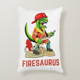 Firesaurus brandweerman dinosaurus T Rex Accent Kussen