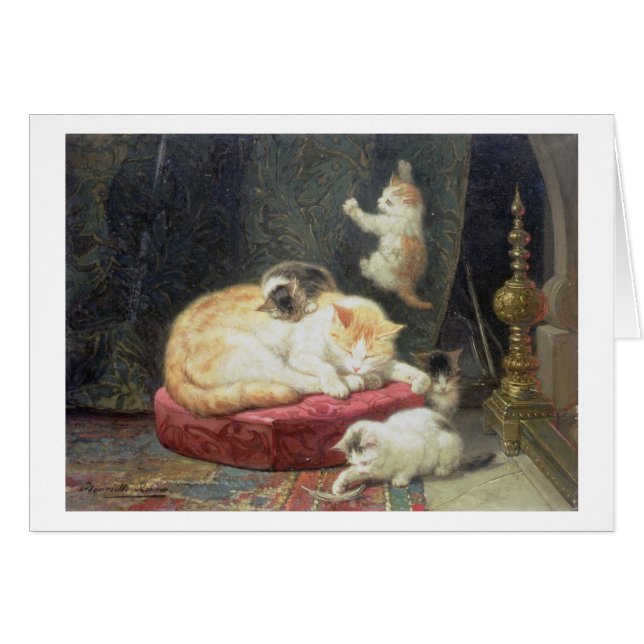 Fireside Bliss (olie op het paneel) (Voorkant Horizontaal)
