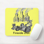 Fireside chat. muismat (Met muis)