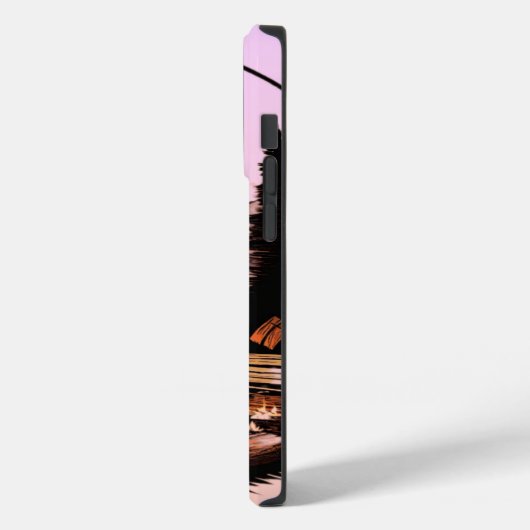 Fireside Elegance: Bold Flame Print Design Case-Mate iPhone Case (Achterkant / Links)