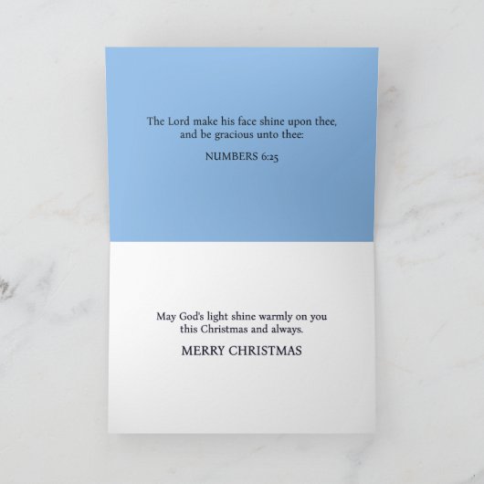 Fireside Faith Polar Beer Penguin Christmas Feestdagen Kaart (Binnen)