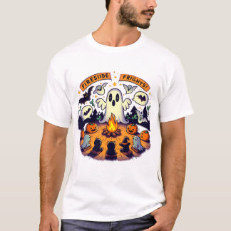 Fireside Frights | Halloween Tales Spooky Vibes T-shirt