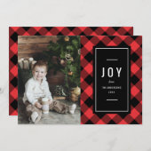 Fireside Holiday-fotokaart Feestdagenkaart (Voorkant / Achterkant)