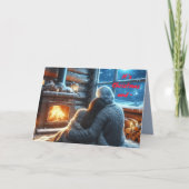 FIRESIDE PAAR KERST KAART (Voorkant)