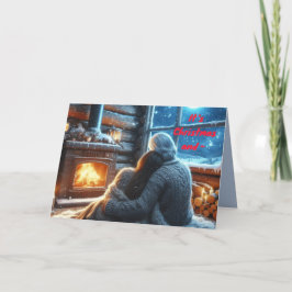FIRESIDE PAAR KERST KAART