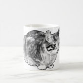 Fireside Tabby with Snow-Kissed Dots Koffiemok (Center)